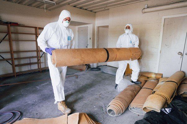 Flood carpet restoration